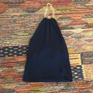 Women's Navy Blue halter top